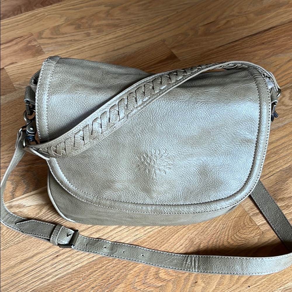 Mulberry Taupe Crossbody Bag